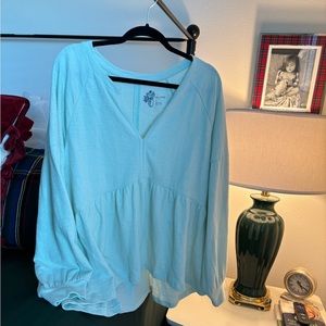 Anthropologie, new with tags 100% cotton “mint”tunic from Anthropologie